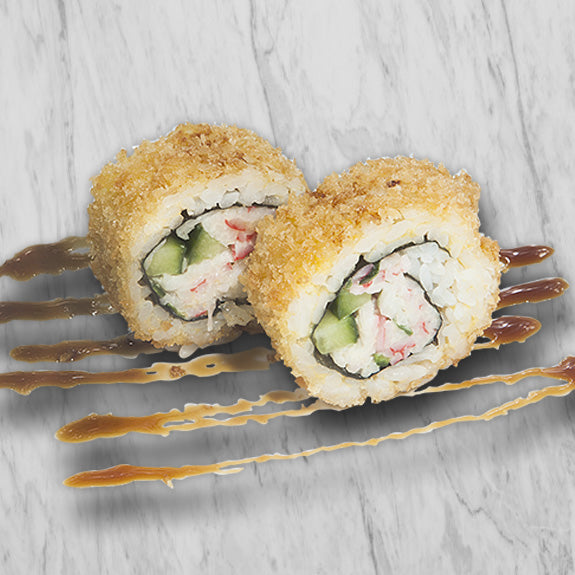 Crab Salad & Cucumber Tempura Roll (Special Sushi)