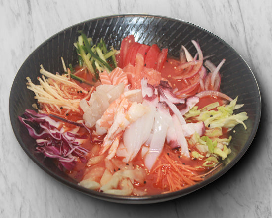 Spicy Cold Sashimi Soup (물회)